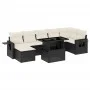 Set de sofás de jardín 8 piezas y cojines ratán sintético negro by vidaXL, Garden sets - Ref: Foro24-3268056, Price: 513,22 €...