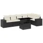 Set de sofás de jardín 7 pzas con cojines ratán sintético negro by vidaXL, Garden sets - Ref: Foro24-3269176, Price: 493,58 €...
