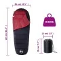 Saco de dormir tipo momia de camping para adultos 3 estaciones by vidaXL, Sleeping bag - Ref: Foro24-94466, Price: 28,77 €, D...