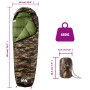 Mumienschlafsack für Erwachsene, geeignet für Camping in 3 Jahreszeiten. von vidaXL, Schlafsack - Ref: Foro24-94485, Preis: 3...