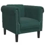 Juego de sofás 3 piezas terciopelo verde oscuro by vidaXL, Sofas - Ref: Foro24-3209211, Price: 735,52 €, Discount: %