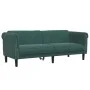 Dreiteiliges Sofaset aus dunkelgrünem Samt. von vidaXL, Sofas - Ref: Foro24-3209211, Preis: 735,52 €, Rabatt: %