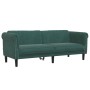 Dreiteiliges Sofaset aus dunkelgrünem Samt. von vidaXL, Sofas - Ref: Foro24-3209211, Preis: 746,38 €, Rabatt: %
