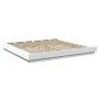Estructura cama y luces LED madera ingeniería blanca 200x200 cm de vidaXL, Camas y somieres - Ref: Foro24-3281070, Precio: 20...