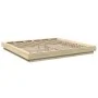 Sonoma oak wood bed frame with LED lights 200x200 cm by vidaXL, Beds and slatted bases - Ref: Foro24-3281072, Price: 196,79 €...