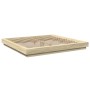 Sonoma oak wood bed frame with LED lights 180x200 cm by vidaXL, Beds and slatted bases - Ref: Foro24-3281079, Price: 193,85 €...