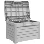 Baúl para cojines polipropileno gris 73x50,5x46,5 cm by vidaXL, Outdoor storage boxes - Ref: Foro24-366601, Price: 78,00 €, D...