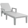 Tumbona ajustable en 4 alturas polipropileno 155,5x57x28 cm by vidaXL, Loungers - Ref: Foro24-4008103, Price: 104,85 €, Disco...