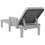 Tumbona ajustable en 4 alturas polipropileno 155,5x57x28 cm by vidaXL, Loungers - Ref: Foro24-4008103, Price: 104,85 €, Disco...
