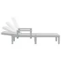 Tumbona ajustable en 4 alturas polipropileno 155,5x57x28 cm by vidaXL, Loungers - Ref: Foro24-4008103, Price: 104,85 €, Disco...
