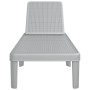 Tumbona ajustable en 4 alturas polipropileno 155,5x57x28 cm by vidaXL, Loungers - Ref: Foro24-4008101, Price: 102,33 €, Disco...