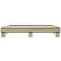 Estructura cama madera ingeniería metal roble Sonoma 180x200 cm de vidaXL, Camas y somieres - Ref: Foro24-3280223, Precio: 12...