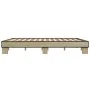 Estructura cama madera ingeniería metal roble Sonoma 180x200 cm de vidaXL, Camas y somieres - Ref: Foro24-3280223, Precio: 12...