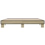 Estructura cama madera ingeniería metal roble Sonoma 160x200 cm de vidaXL, Camas y somieres - Ref: Foro24-3280228, Precio: 12...