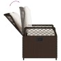 Set comedor de jardín 7 pzas con cojines ratán sintético marrón by vidaXL, Garden sets - Ref: Foro24-3262926, Price: 743,84 €...