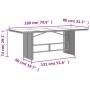 Set de comedor de jardín 7 pzas y cojines ratán sintético negro by vidaXL, Garden sets - Ref: Foro24-3262924, Price: 741,35 €...