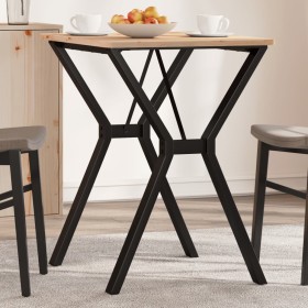 Patas de mesa de comedor estructura Y hierro fundido 60x50x73cm