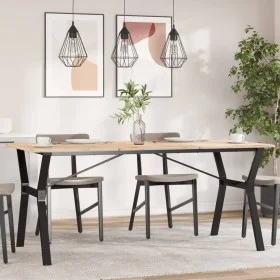 Esstischbeine aus Stahlstruktur 160x80x73 cm von vidaXL, Tischbeine - Ref: Foro24-357936, Preis: 95,08 €, Rabatt: %