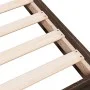 Oak brown engineered wood bed frame 200x200 cm by vidaXL, Beds and slatted bases - Ref: Foro24-841999, Price: 94,26 €, Discou...