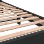 Engineered wood and black metal bed frame 140x190cm by vidaXL, Beds and slatted bases - Ref: Foro24-3280167, Price: 144,30 €,...