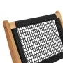 Liege mit Fußstütze aus massivem Teakholz und Seil von vidaXL, Liegen - Ref: Foro24-49368, Preis: 205,22 €, Rabatt: %
