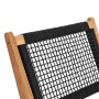 Liege mit Fußstütze aus massivem Teakholz und Seil von vidaXL, Liegen - Ref: Foro24-49368, Preis: 208,92 €, Rabatt: %