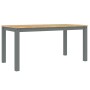 Esstisch Panama aus massivem grauem Kiefernholz 160x80x75 cm. von vidaXL, Küchen- und Esstische - Ref: Foro24-4005706, Preis:...