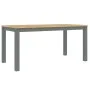Esstisch Panama aus massivem grauem Kiefernholz 160x80x75 cm. von vidaXL, Küchen- und Esstische - Ref: Foro24-4005706, Preis:...