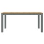 Esstisch Panama aus massivem grauem Kiefernholz 160x80x75 cm. von vidaXL, Küchen- und Esstische - Ref: Foro24-4005706, Preis:...