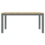 Esstisch Panama aus massivem grauem Kiefernholz 160x80x75 cm. von vidaXL, Küchen- und Esstische - Ref: Foro24-4005706, Preis:...