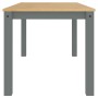 Esstisch Panama aus massivem grauem Kiefernholz 160x80x75 cm. von vidaXL, Küchen- und Esstische - Ref: Foro24-4005706, Preis:...