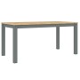Esstisch Panama aus massivem grauem Kiefernholz 160x80x75 cm. von vidaXL, Küchen- und Esstische - Ref: Foro24-4005706, Preis:...