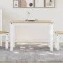 Esstisch Panama aus massivem Kiefernholz in Weiß 117x60x75 cm von vidaXL, Küchen- und Esstische - Ref: Foro24-4005704, Preis:...