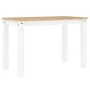 Esstisch Panama aus massivem Kiefernholz in Weiß 117x60x75 cm von vidaXL, Küchen- und Esstische - Ref: Foro24-4005704, Preis:...