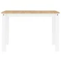Esstisch Panama aus massivem Kiefernholz in Weiß 117x60x75 cm von vidaXL, Küchen- und Esstische - Ref: Foro24-4005704, Preis:...