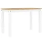 Esstisch Panama aus massivem Kiefernholz in Weiß 117x60x75 cm von vidaXL, Küchen- und Esstische - Ref: Foro24-4005704, Preis:...