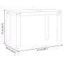 Esstisch Panama aus massivem Kiefernholz in Weiß 117x60x75 cm von vidaXL, Küchen- und Esstische - Ref: Foro24-4005704, Preis:...