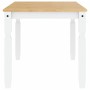 Esstisch Corona aus massiver Kiefer in Weiß 160x80x75 cm. von vidaXL, Küchen- und Esstische - Ref: Foro24-4005719, Preis: 215...
