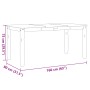 Esstisch Corona aus massiver Kiefer in Weiß 160x80x75 cm. von vidaXL, Küchen- und Esstische - Ref: Foro24-4005719, Preis: 215...