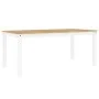 Mesa de comedor Panama madera maciza pino blanco 180x90x75 cm by vidaXL, Kitchen and dining tables - Ref: Foro24-4005710, Pri...