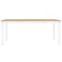 Mesa de comedor Panama madera maciza pino blanco 180x90x75 cm by vidaXL, Kitchen and dining tables - Ref: Foro24-4005710, Pri...