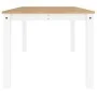 Mesa de comedor Panama madera maciza pino blanco 180x90x75 cm by vidaXL, Kitchen and dining tables - Ref: Foro24-4005710, Pri...