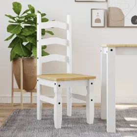 Esszimmerstühle Corona 2 Stück aus weißem Kiefernholz 42x47x107 cm von vidaXL, Essstühle - Ref: Foro24-4005725, Preis: 151,94...