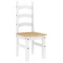 Esszimmerstühle Corona 2 Stück aus weißem Kiefernholz 42x47x107 cm von vidaXL, Essstühle - Ref: Foro24-4005725, Preis: 151,94...