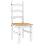 Esszimmerstühle Corona 2 Stück aus weißem Kiefernholz 42x47x107 cm von vidaXL, Essstühle - Ref: Foro24-4005725, Preis: 154,96...