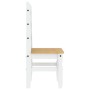 Sillas de comedor Corona 2 uds madera pino blanco 42x47x107 cm de vidaXL, Sillas de comedor - Ref: Foro24-4005725, Precio: 15...