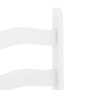 Sillas de comedor Corona 2 uds madera pino blanco 42x47x107 cm