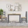 Esszimmerstühle 2 Stück Massivholz Kiefer grau 40x46x99 cm von vidaXL, Essstühle - Ref: Foro24-4005727, Preis: 109,81 €, Raba...