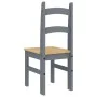 Esszimmerstühle 2 Stück Massivholz Kiefer grau 40x46x99 cm von vidaXL, Essstühle - Ref: Foro24-4005727, Preis: 109,81 €, Raba...