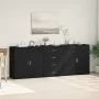 Aparadores 3 uds madera contrachapada negro by vidaXL, Sideboards - Ref: Foro24-3276610, Price: 287,54 €, Discount: %